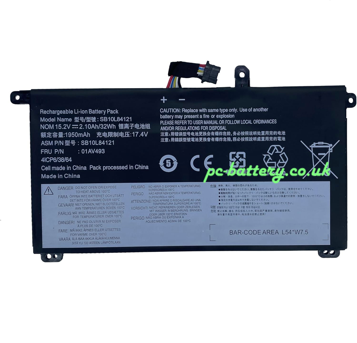 laptop battery for Lenovo ThinkPad T470