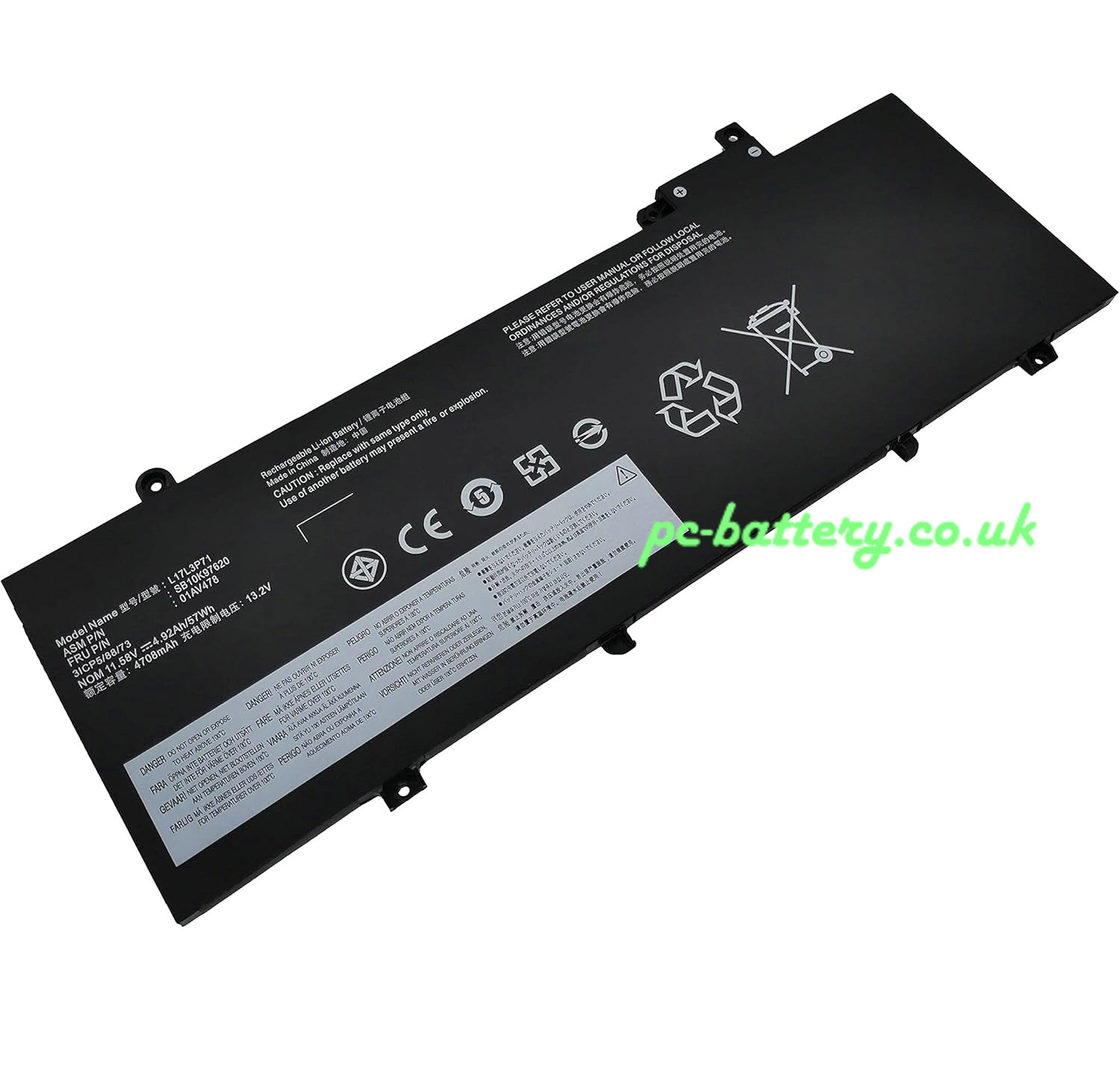 Li-ion Battery for Lenovo 01AV480  