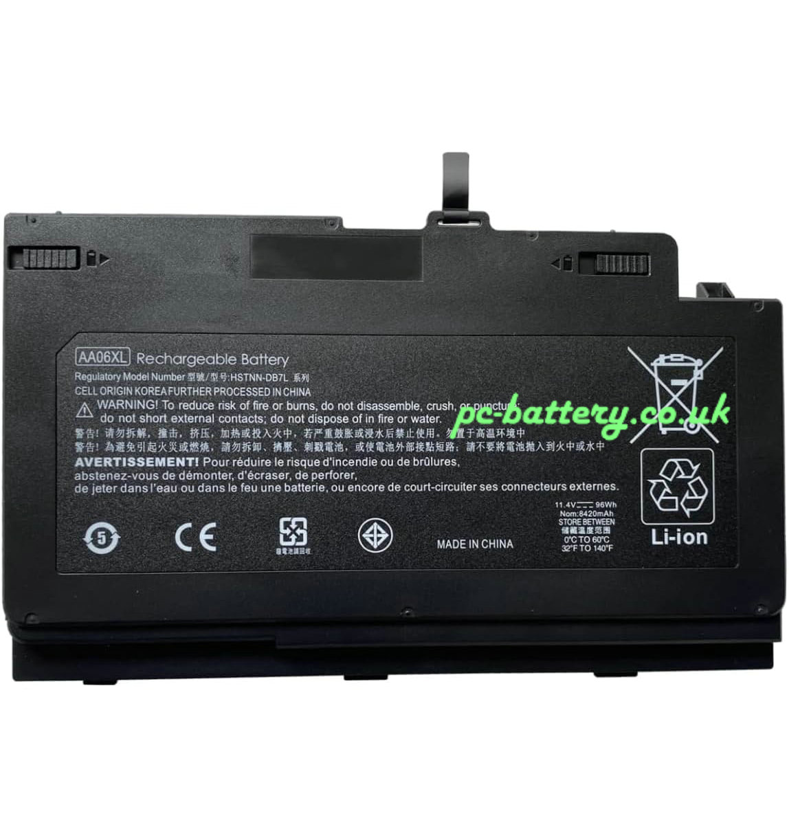 battery for HP ZBook 17 G4(Y3J82AV) +
