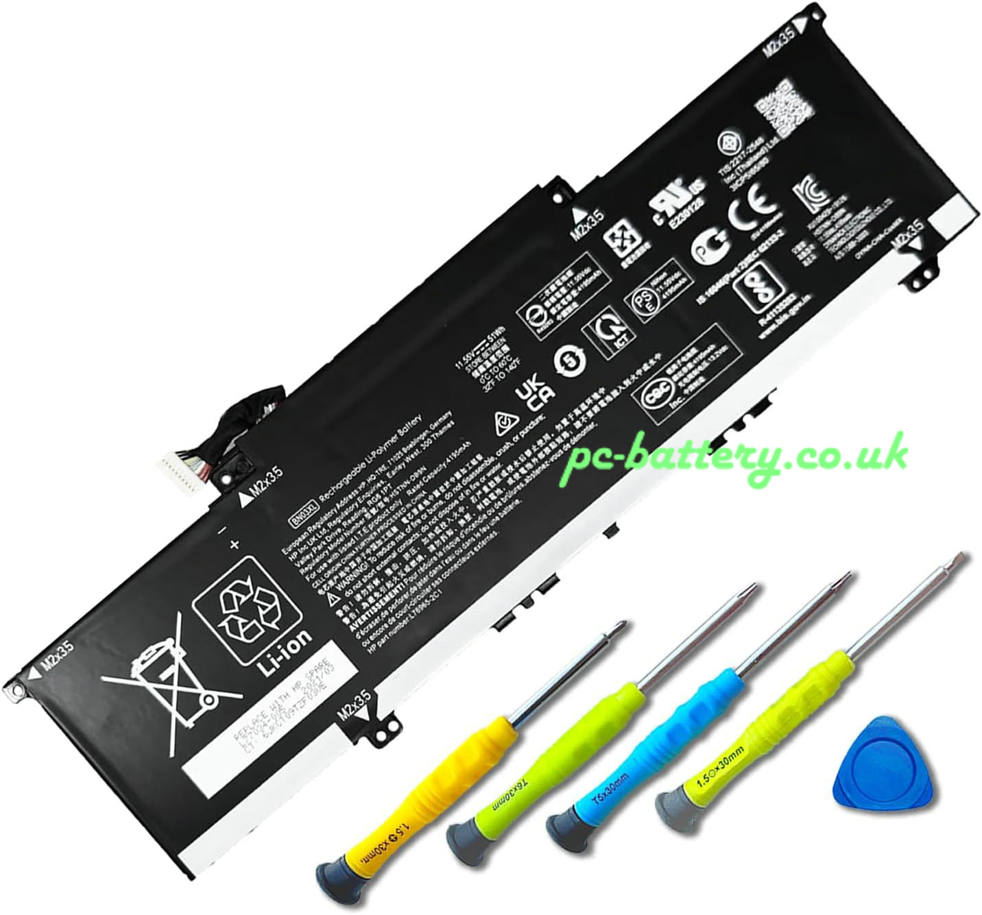 battery for HP Envy X360 15-EU0097NR +