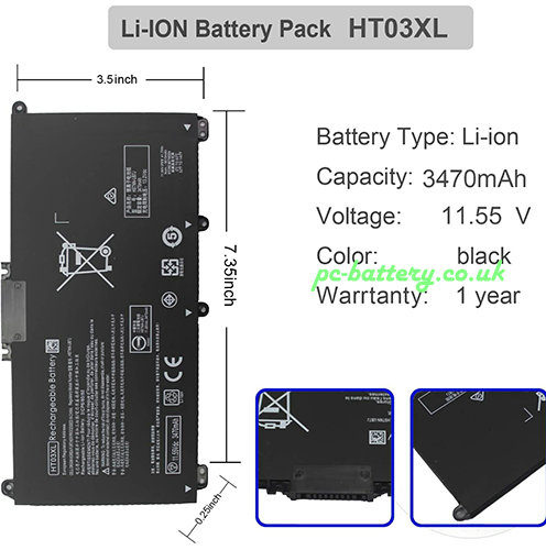 battery for HP HSTNN-DB9D 