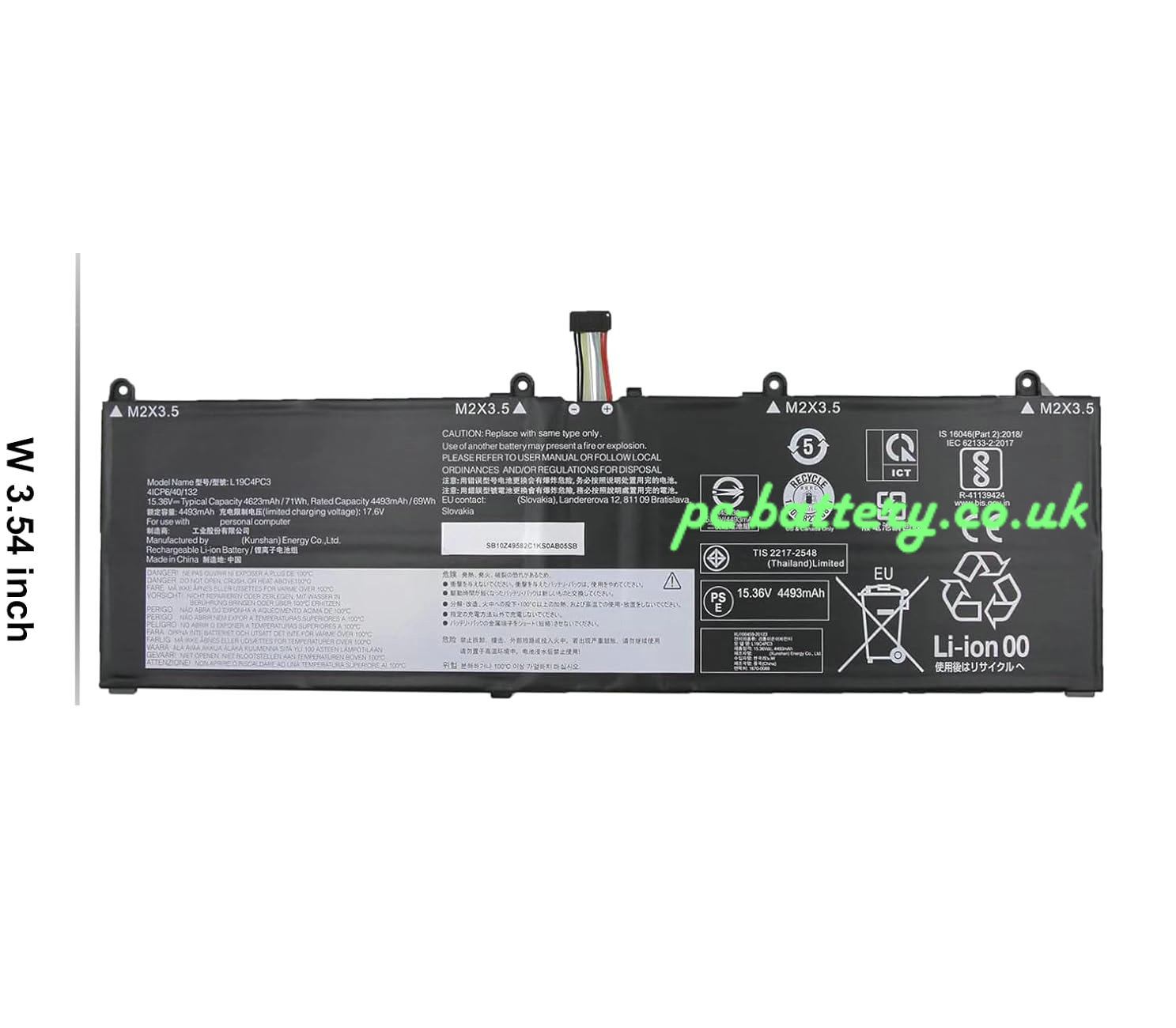 Li-ion Battery for Lenovo Legion 5-15ACH6  