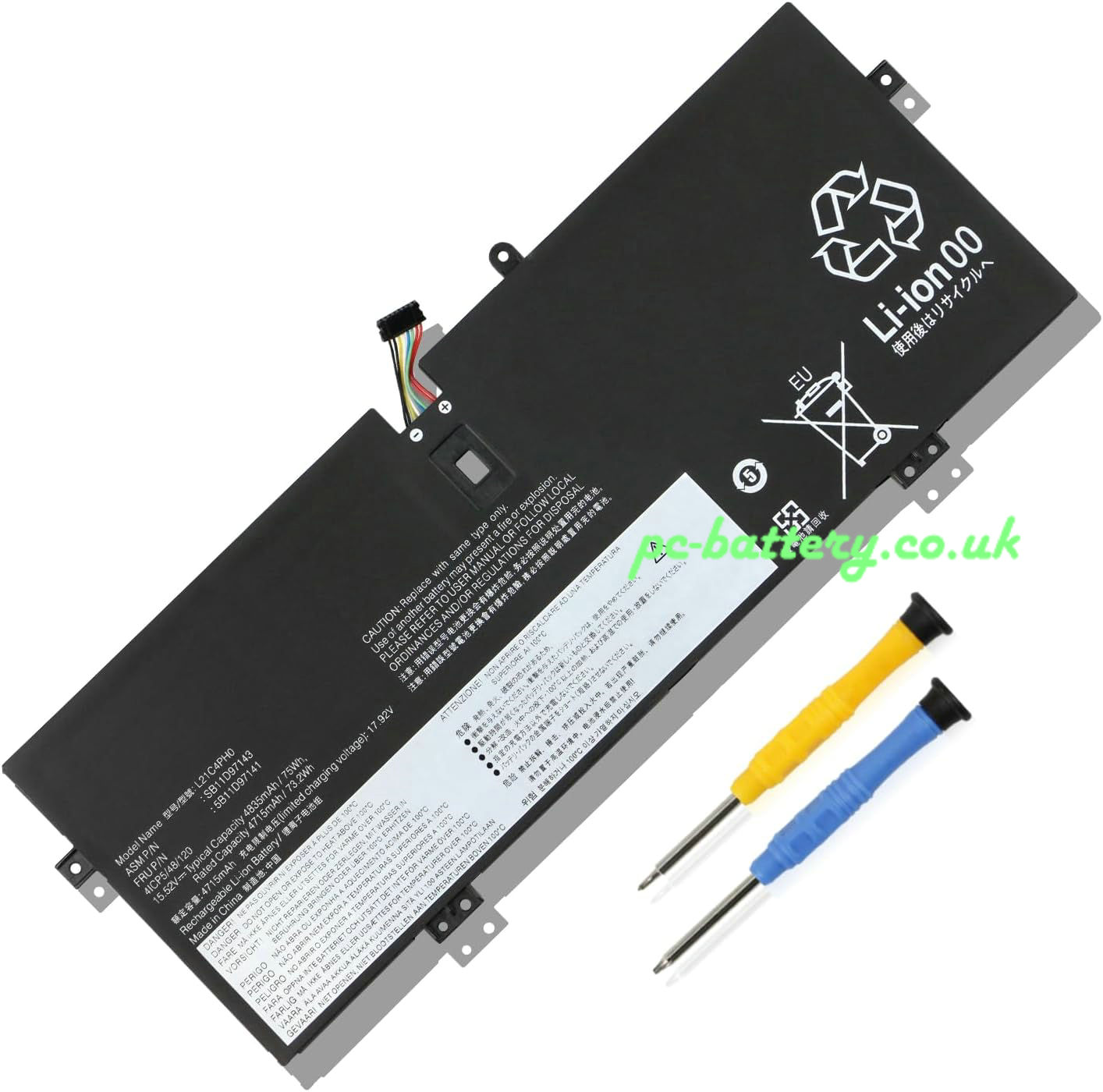 Li-ion Battery for Lenovo 5b11d97141  