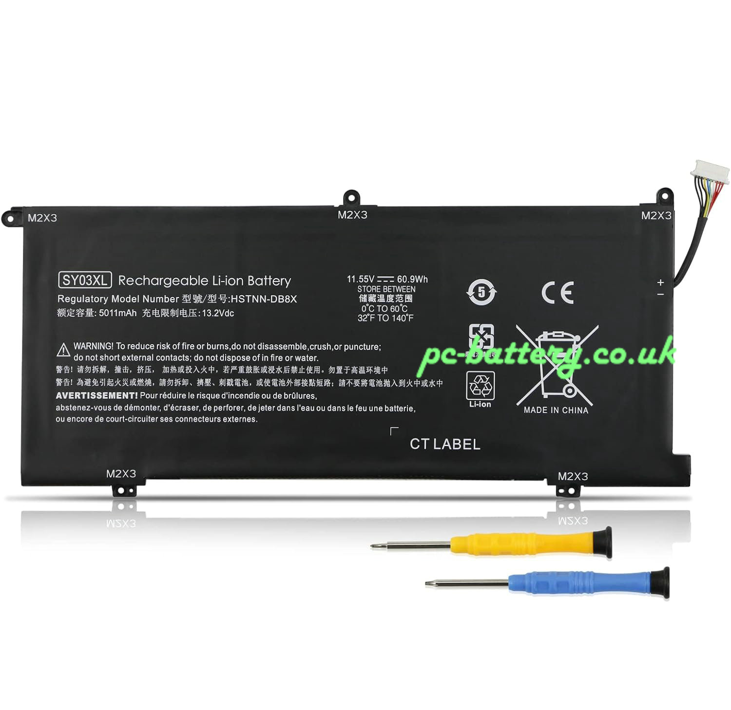laptop battery for HP ChromeBook x360 14 G1  