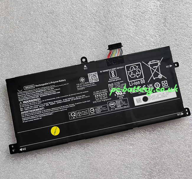 51wh 11.58V Battery for HP Pavilion Plus Laptop PC 14-ey1000
