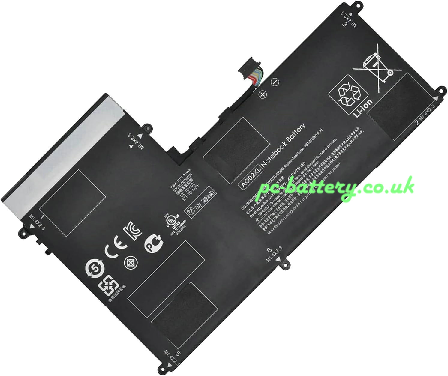 laptop battery for HP 728250-421  