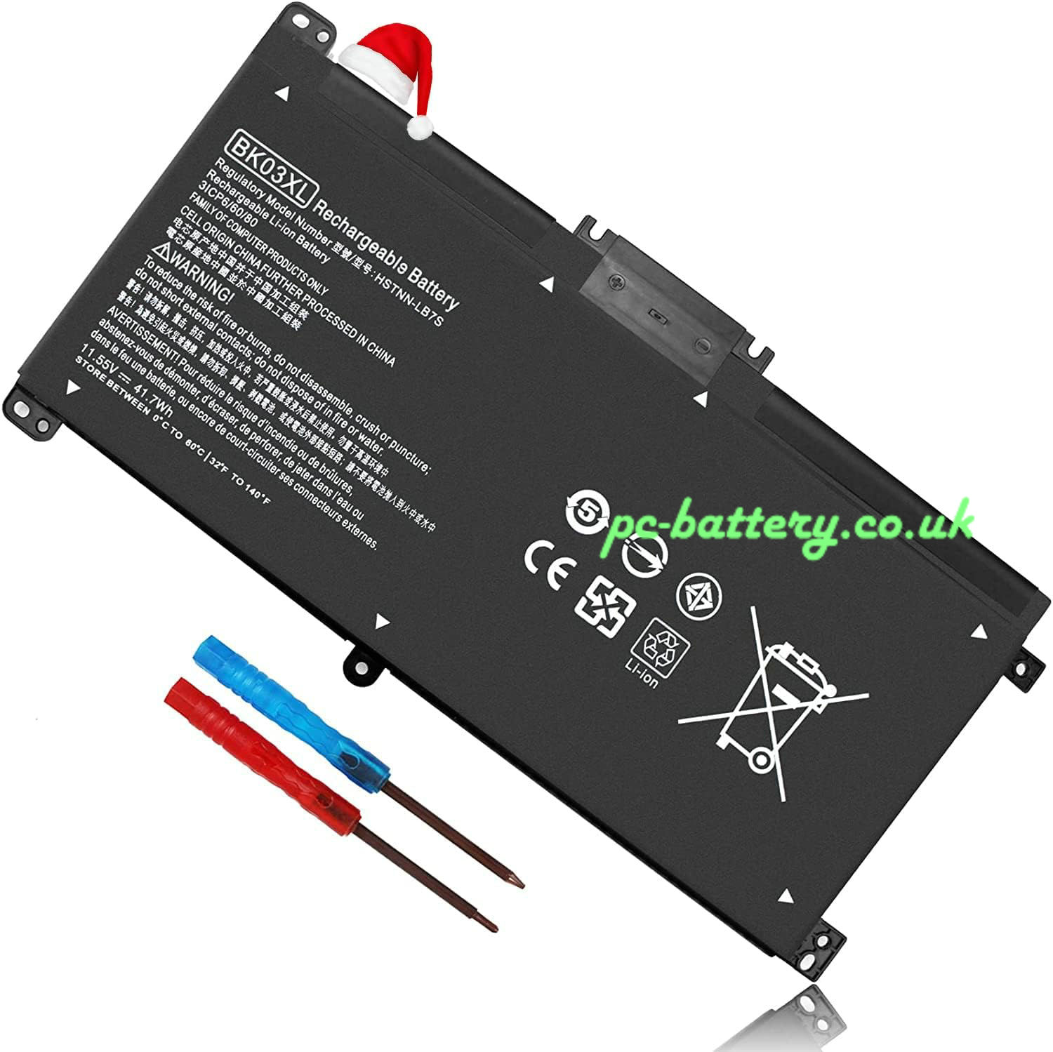 laptop battery for HP BK03XL